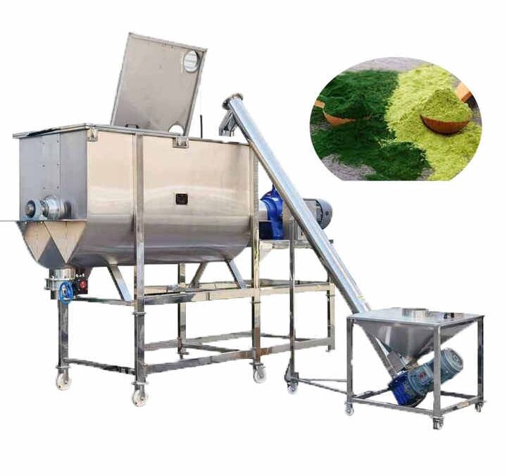 Mesin Mixer Ribbon Horizontal untuk Pencampuran Bahan Lebih Merata
